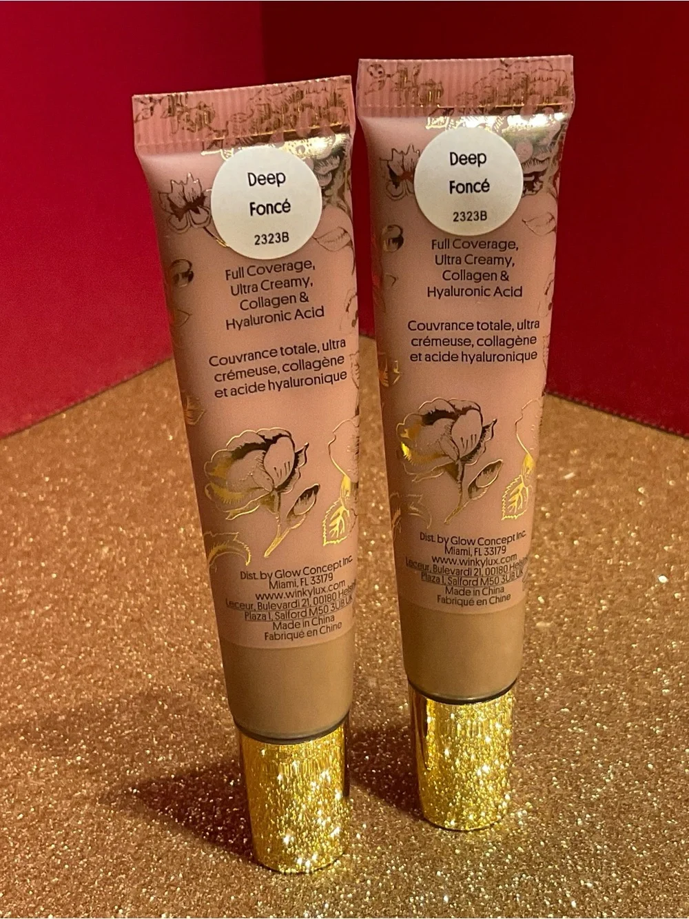 2- WINKY LUX Peeper Perfect Concealer Tubes - DEEP